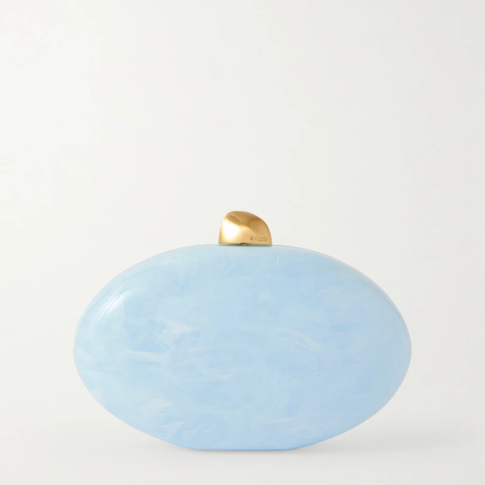Cult Gaia Beautiful Sky Blue Clutch Purse - Picture 7 of 11